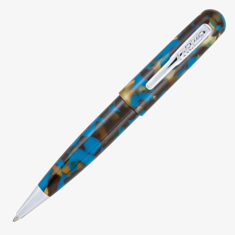 Conklin Conklin All American Ballpoint Pen - Southwest Turquoise Chrome Trim