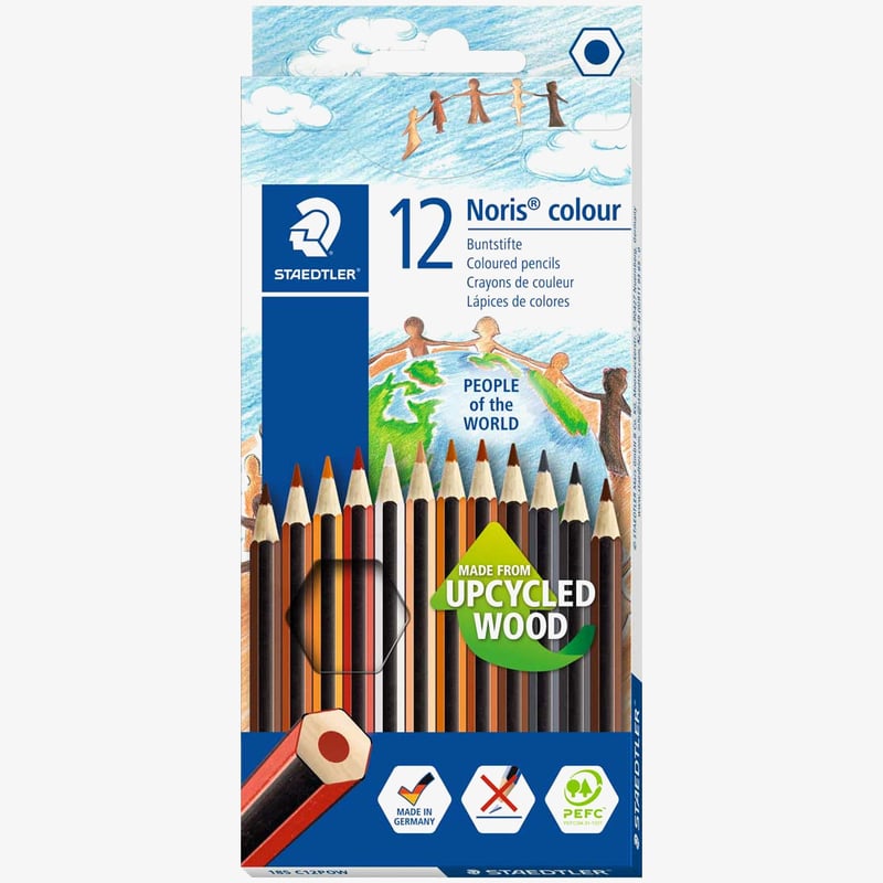 Staedtler Staedtler Noris People of the World Colouring Pencils (Pack of 12)