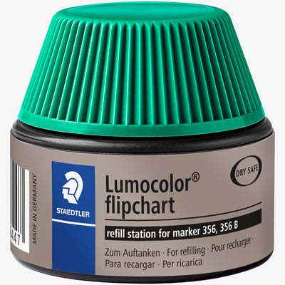 Staedtler Refill Station for Lumocolor Flipchart Pen - Green