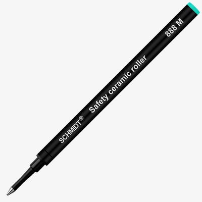 Schmidt L888 Plastic Ceramic Rollerball Refill - Medium - Turquoise