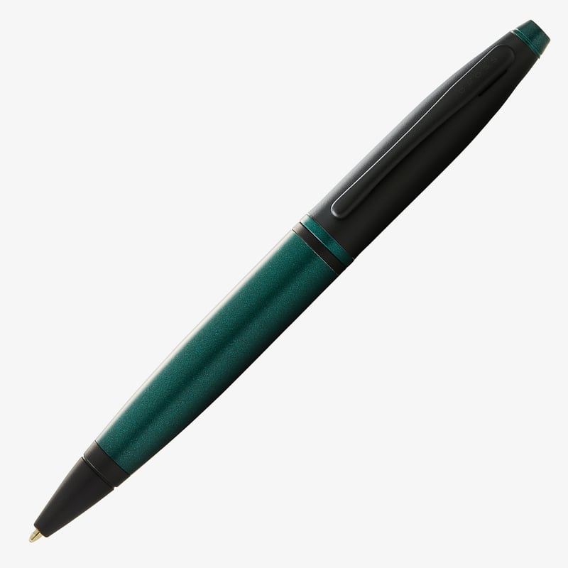 Cross Cross Calais Ballpoint Pen - Green Lacquer Black Trim