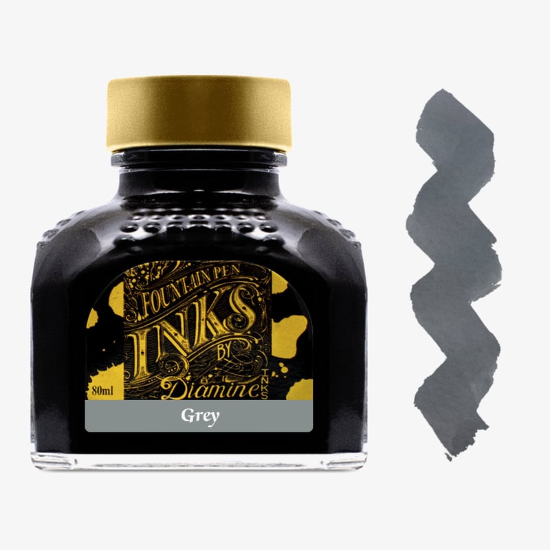 Diamine Inks Diamine Ink Bottle 80ml - Grey