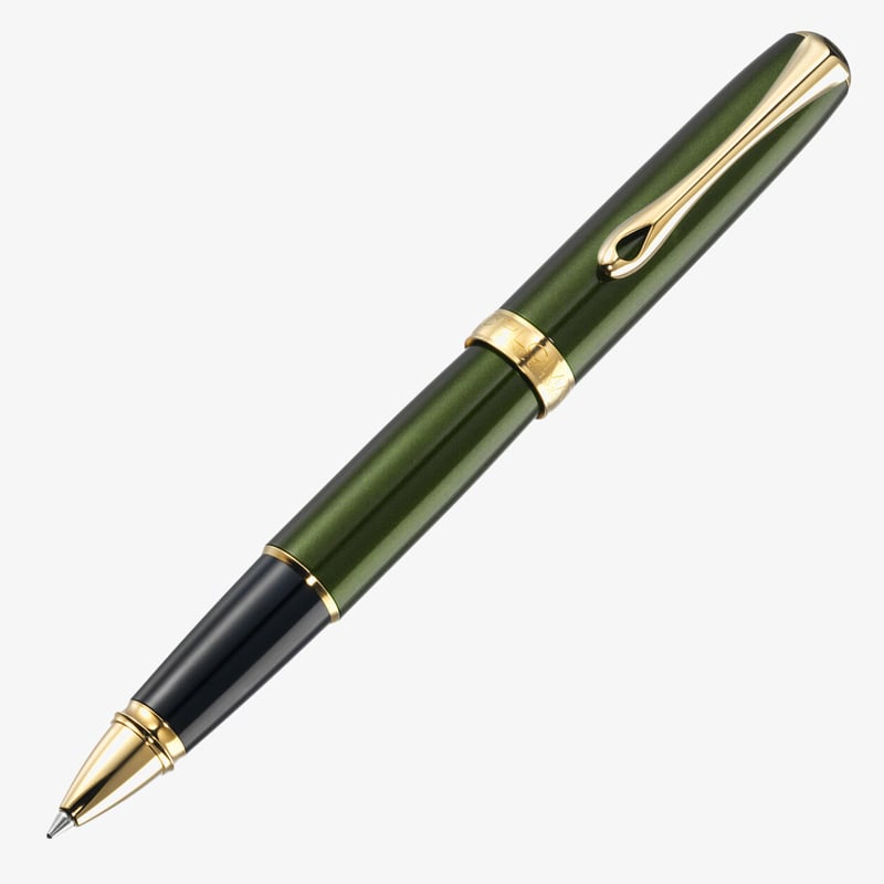 Diplomat Diplomat Excellence A2 Rollerball Pen - Evergreen Gold Trim