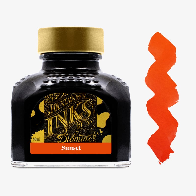 Diamine Inks Diamine Ink Bottle 80ml - Sunset