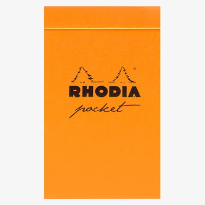 Rhodia Pocket Pad - Orange - Squared