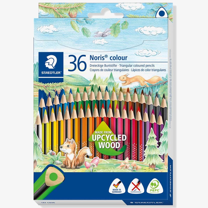 Staedtler Staedtler Noris Colouring Pencils - Assorted Colours (Pack of 36)