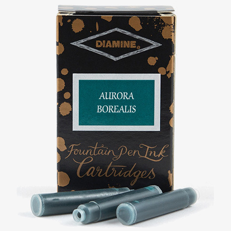 Diamine Inks Diamine Ink Cartridge - Aurora Borealis (Pack of 18)