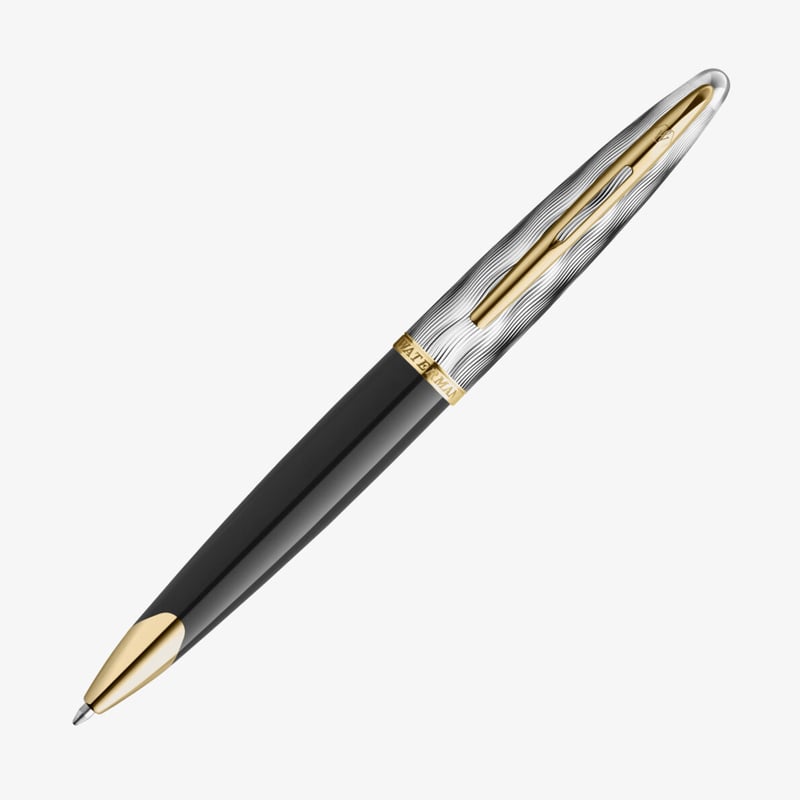 Waterman Waterman Carene Reflections of Paris Ballpoint Pen - Deluxe Black