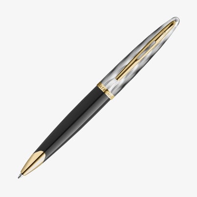 Waterman Carene Reflections of Paris Ballpoint Pen - Deluxe Black