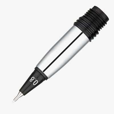 Yookers Metis Replacement Nib Section - Shiny Chrome
