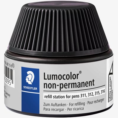 Staedtler Refill Station for Lumocolor Non-Permanent Pens - Black
