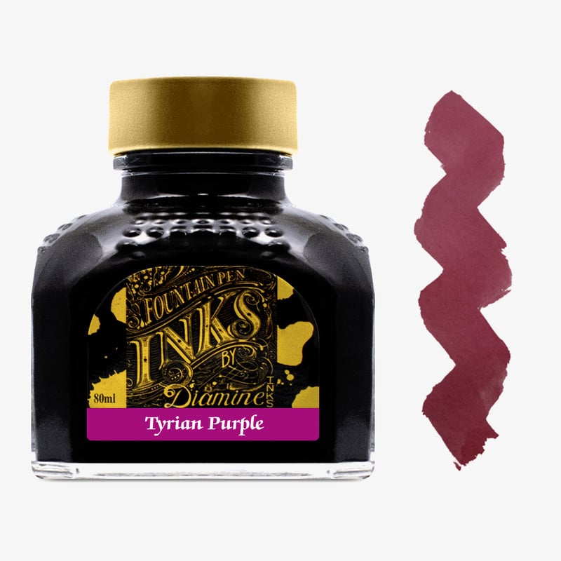 Diamine Inks Diamine Ink Bottle 80ml - Tyrian Purple