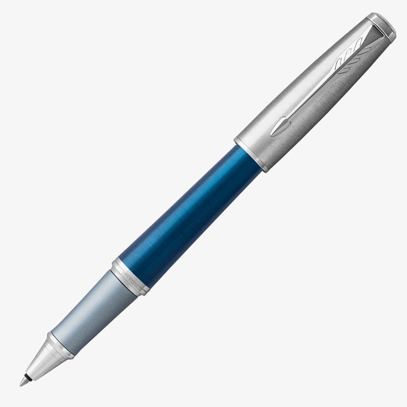 Parker Parker Urban Premium Rollerball Pen - Dark Blue Chrome Trim