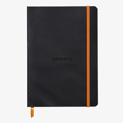 Rhodia Softcover Notebook - A5 - Black - Lined