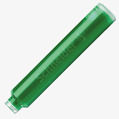 Schneider Ink Cartridges - Green (Pack of 6)
