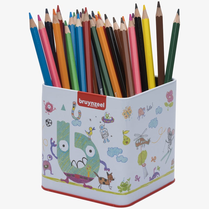 Bruynzeel Bruynzeel Super Colour Pencils - Assorted Colours (Pack of 48)