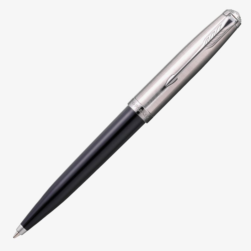 Parker Parker 51 Ballpoint Pen - Black Resin Chrome Trim