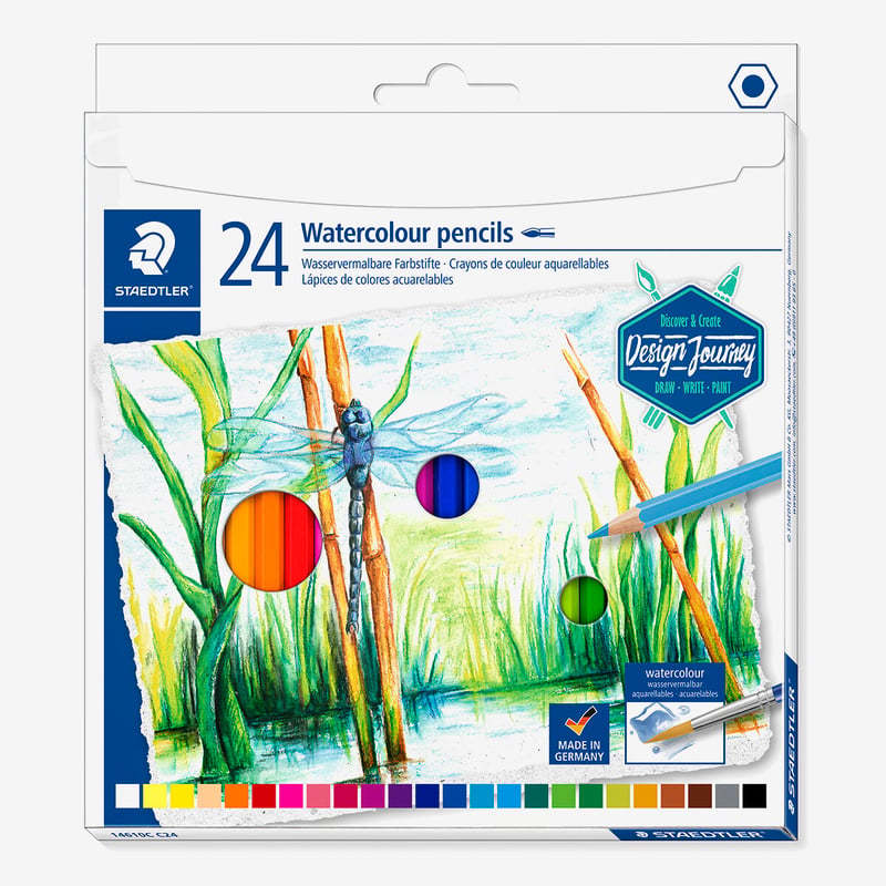 Staedtler Staedtler Design Journey Watercolour Pencils - Assorted Colours (Pack of 24)