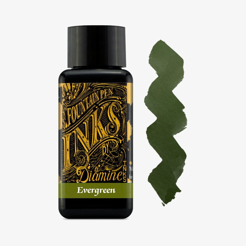 Diamine Inks Diamine Ink Bottle 30ml - Evergreen
