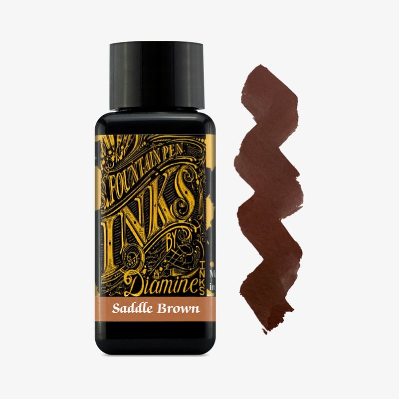 Diamine Inks Diamine Ink Bottle 30ml - Saddle Brown