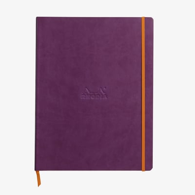 Rhodia Softcover Notebook - A4 - Purple - Lined