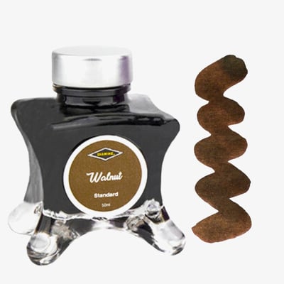 Diamine Inkvent Christmas Ink Bottle 50ml - Walnut