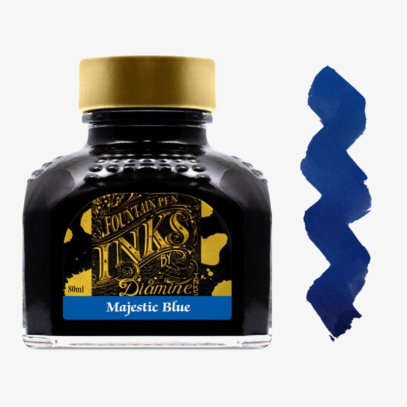 Diamine Inks Diamine Ink Bottle 80ml - Majestic Blue