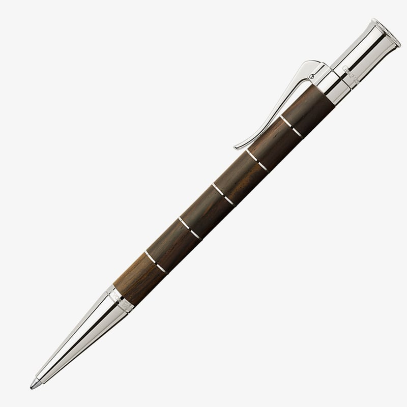 Graf von Faber-Castell Graf von Faber-Castell Classic Anello Ballpoint Pen - Grenadilla Platinum Trim
