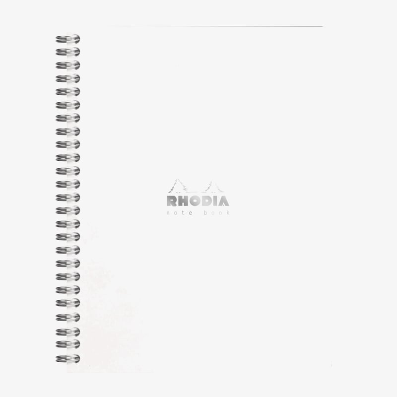 Rhodia Rhodia Classic Wirebound Notebook - Medium - White - Squared