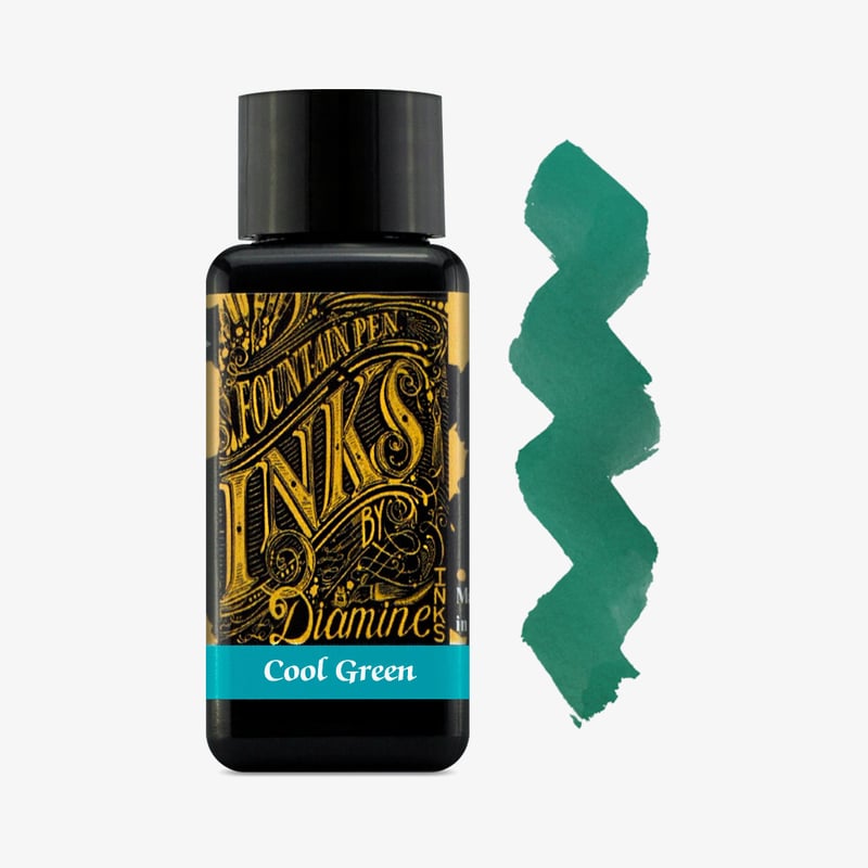 Diamine Inks Diamine Ink Bottle 30ml - Cool Green