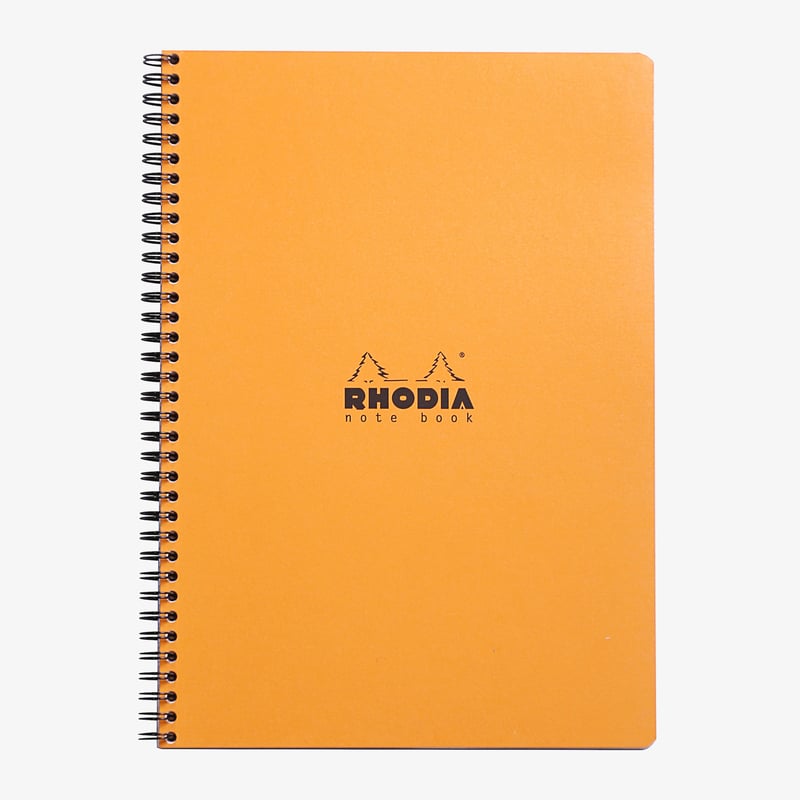 Rhodia Rhodia Classic Wirebound Notebook - Large - Orange - Squared