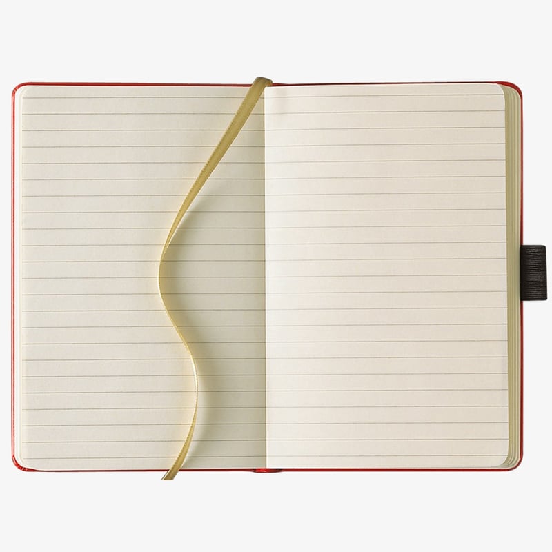 Castelli Tucson Acero Pocket Notebook - Ruled - Rust