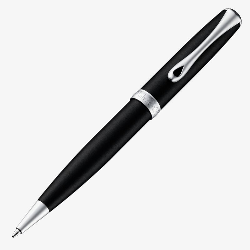 Diplomat Diplomat Excellence A2 Ballpoint Pen - Lapis Black Matte Chrome