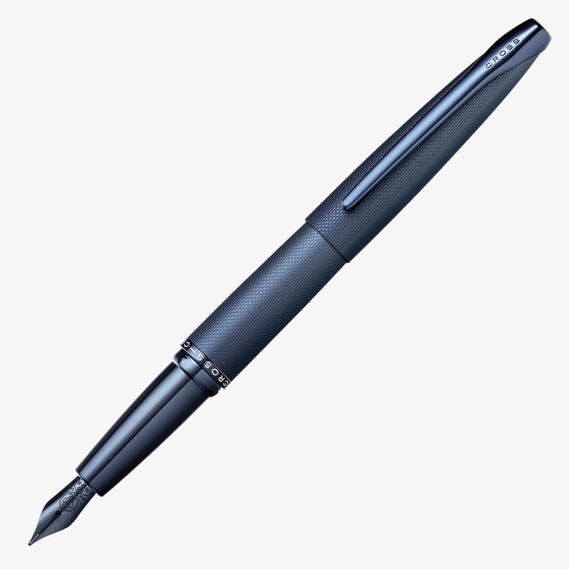 Cross Cross ATX Fountain Pen - Sandblasted Dark Blue