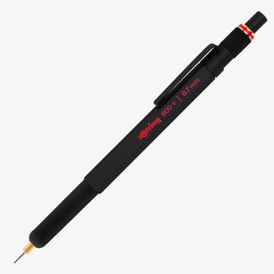 Rotring 800+ Mechanical Pencil & Stylus - Black Barrel - 0.70mm