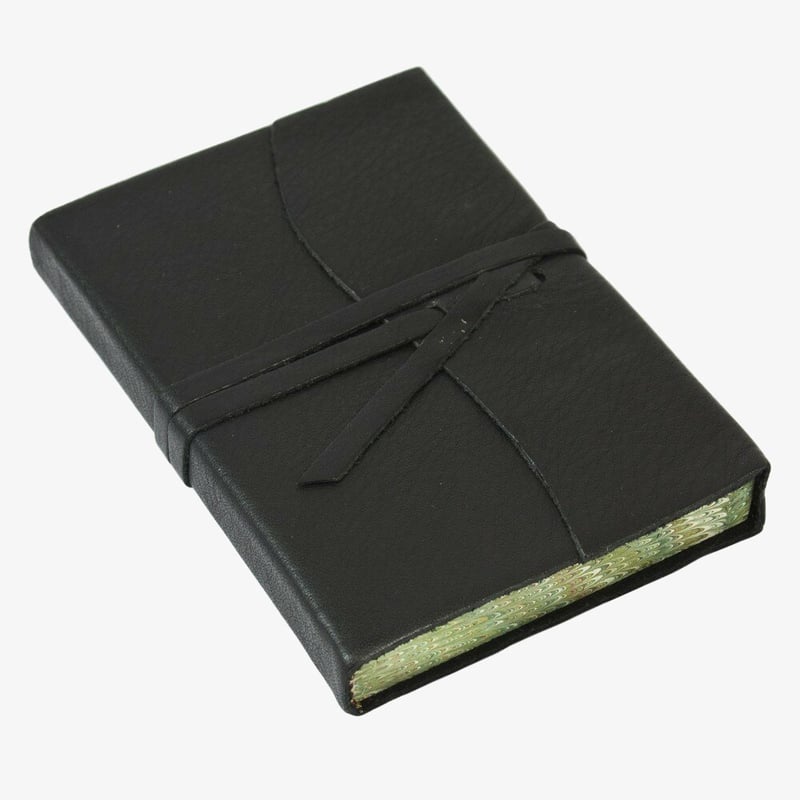 Papuro Papuro Roma Leather Journal - Black - Small