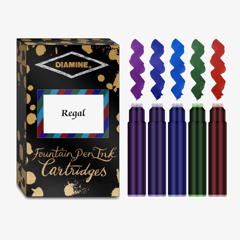 Diamine Inks Diamine Ink Cartridge - Regal Colours (Pack of 20)