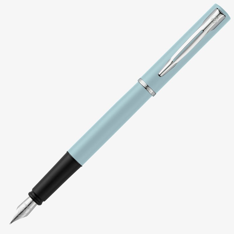 Waterman Waterman Allure Fountain Pen - Pastel Blue Chrome Trim