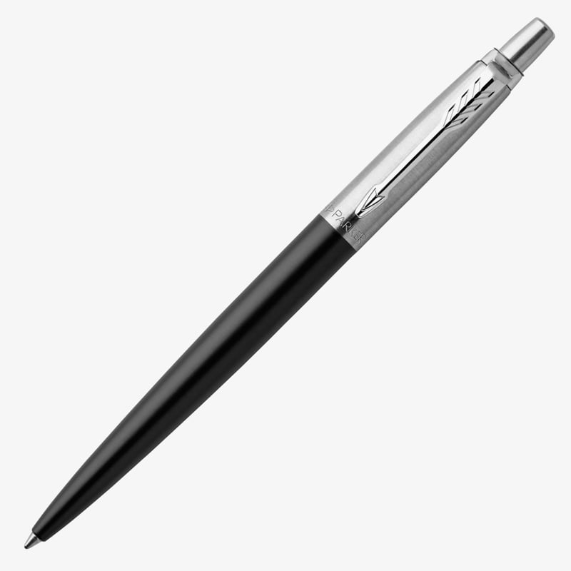 Parker Parker Jotter Ballpoint Pen - Bond Street Black Chrome Trim