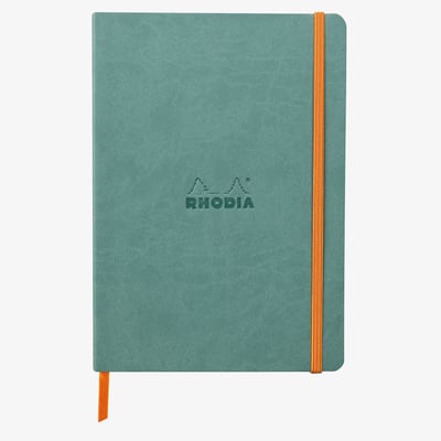 Rhodia Softcover Notebook - A5 - Aqua - Lined