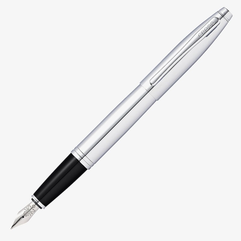 Cross Cross Calais Fountain Pen - Polished Chrome