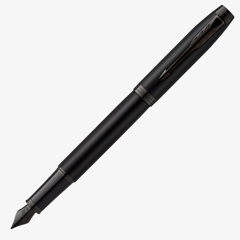 Parker Parker IM Fountain Pen - Achromatic Matte Black PVD Trim