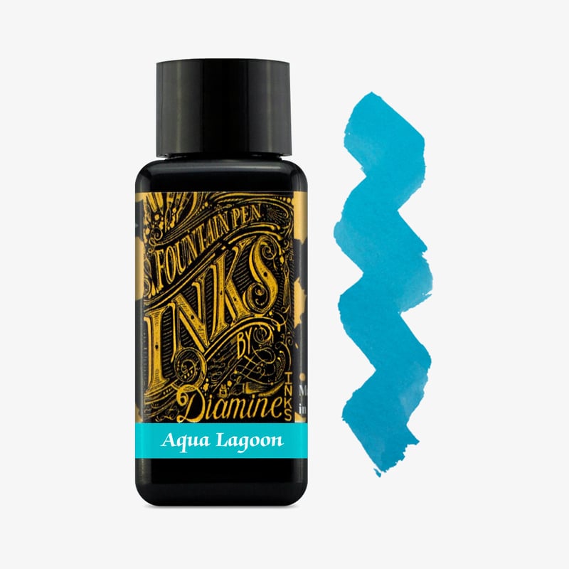 Diamine Inks Diamine Ink Bottle 30ml - Aqua Lagoon