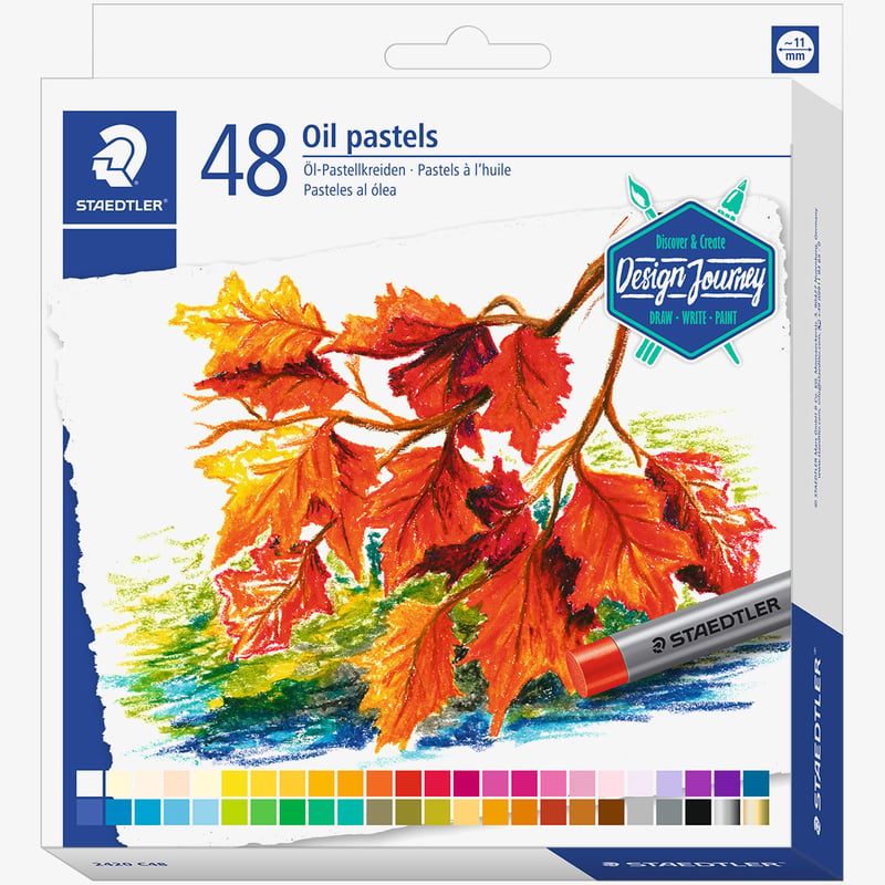 Staedtler Staedtler Karat Oil Pastels - Assorted Colours (Pack of 48)