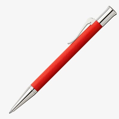 Graf von Faber-Castell Guilloche Ballpoint Pen - India Red