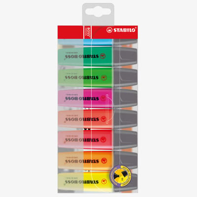 STABILO STABILO BOSS Original Highlighter Pen - Assorted Colours (Pack of 8)