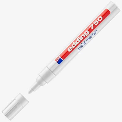 Edding 750 Paint Marker - Medium - White