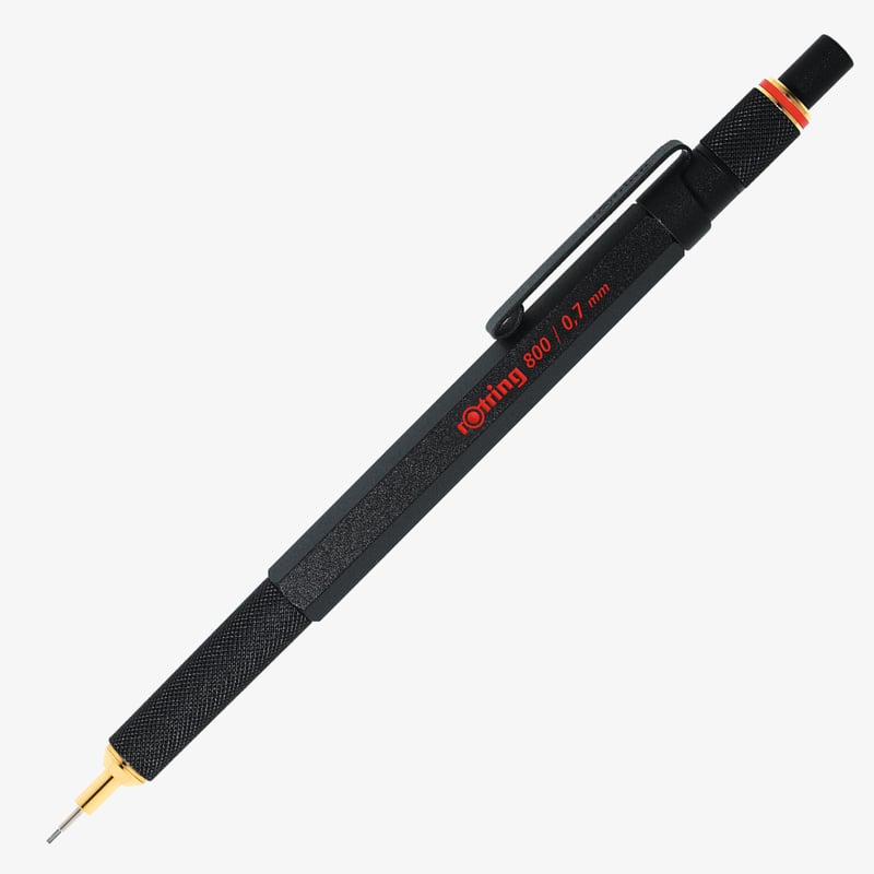 Rotring Rotring 800 Mechanical Pencil - Black Barrel - 0.70mm