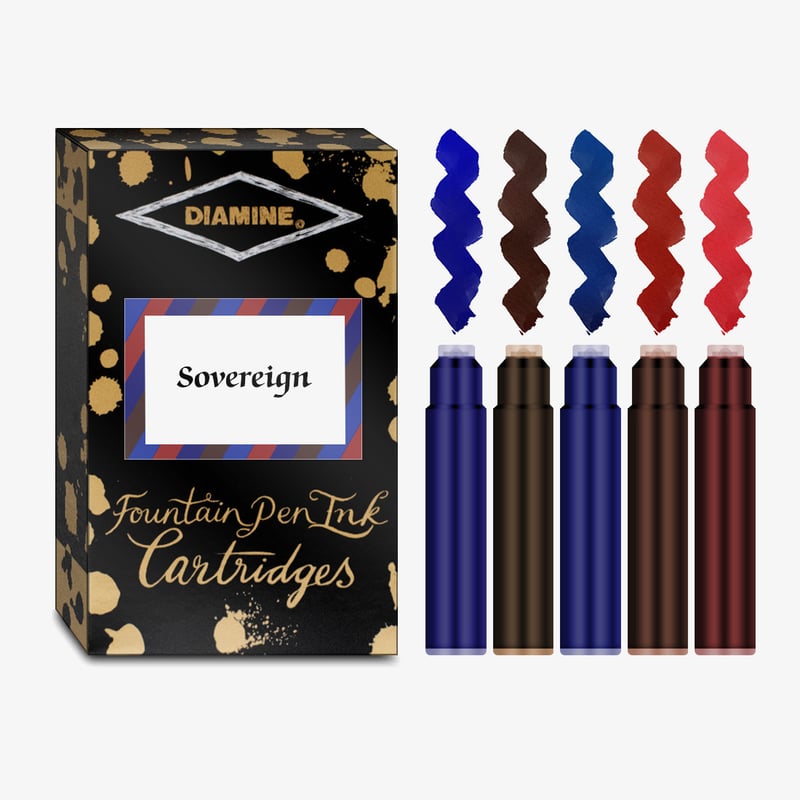 Diamine Inks Diamine Ink Cartridge - Sovereign Colours (Pack of 20)