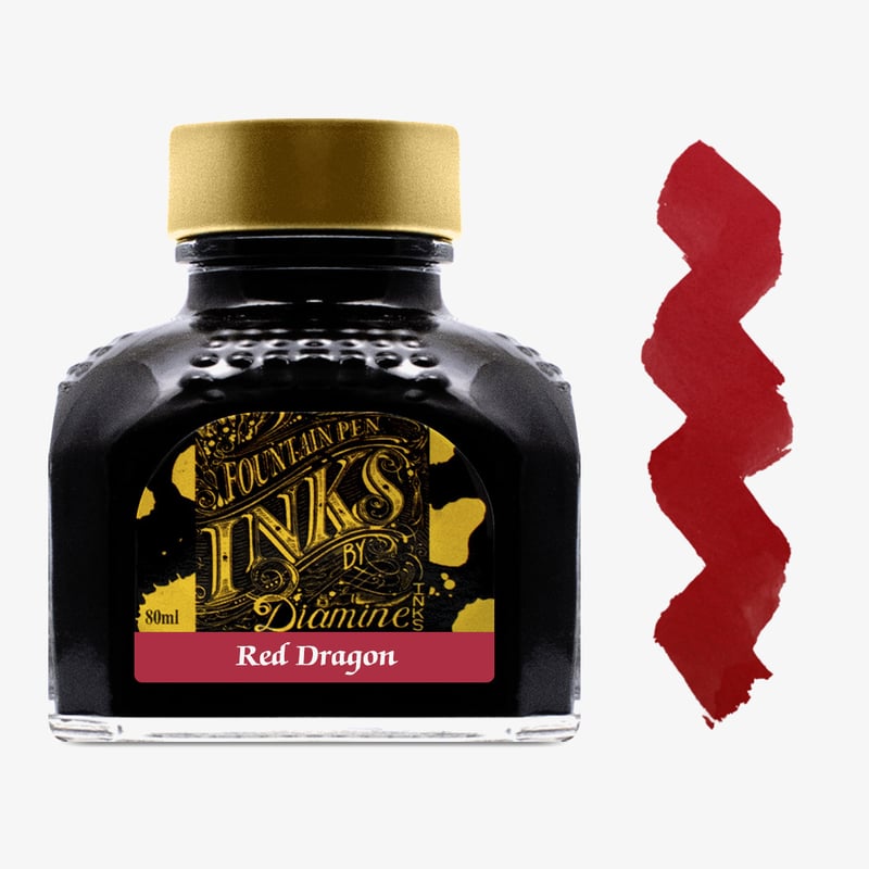 Diamine Inks Diamine Ink Bottle 80ml - Red Dragon